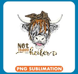 cattle cow leopard highland cow not today heifer western farm animals 1 png