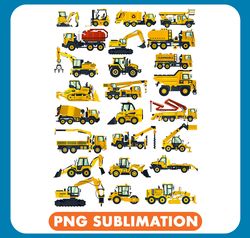 Kids Construction Vehicles Boys Concrete Mixer Crane png