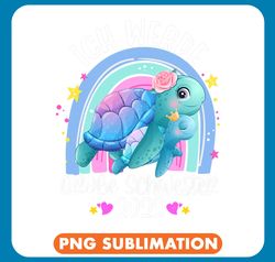 kv9 turtle rainbow turtle big sister baby shower turtle png