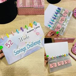 savings binder l 52 week savings challenge