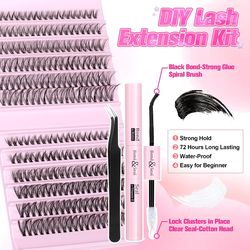 diy eyelash extension kit 9-16mm mix 30d 40d