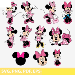 minnie mouse svg , minnie mouse png , minnie mouse logo, minnie mouse clipart, minnie mouse silhouette, minnie head svg