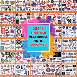 mlb team bundle svg, sport svg, mlb team svg, mlb team logo