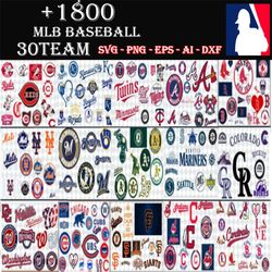 mlb team bundle svg, sport svg, mlb team svg, mlb team logo