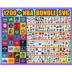 nba logo 100 files bundle, nba svg, nba teams svg, nba png, nba basketball, vector, vinyl, eps, png, cricut, silhouette