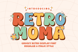 retro moma font