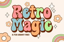 retro magic font