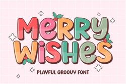 merry wishes font