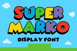 super marko font