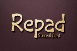 repad stencil font