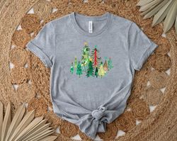 christmas trees shirt, gift shirt for her him