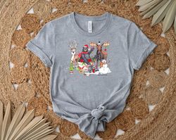 woodland critter christmas gathering shirt, gift shirt for her him