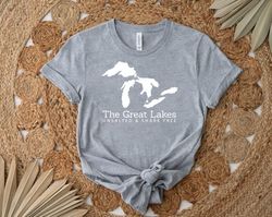 unsalted and shark free michigan great lakes shirt, gift shirt for her him