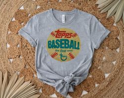 retro topps baseball the real one topps shirt, gift shirt for her him