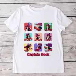 disney captain hook peter pan characters shirt