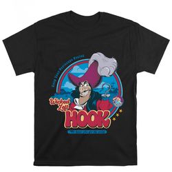 disney captain hook peter pan wicked left hook unisex gift t shirt