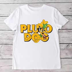 disney pluto characters balloon t shirt