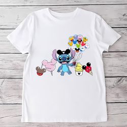 stitch balloon disneyworld shirt