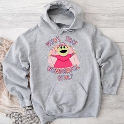 nanalan who's that wonderful girl hoodie, hoodies for women, hoodies for men