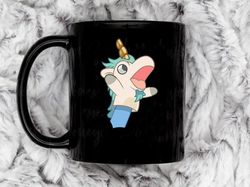 enter unicorse coffee mug, 11 oz ceramic mug