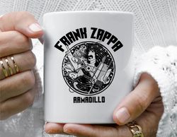 frank zappa american musician and composer coffee mug, 11 oz ceramic mug