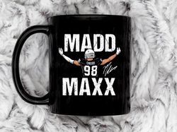 maxx crosby madd maxx coffee mug, 11 oz ceramic mug