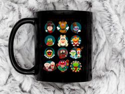 the muppets twelve days of christmas coffee mug, 11 oz ceramic mug