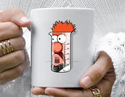 beaker muppets science coffee mug, 11 oz ceramic mug