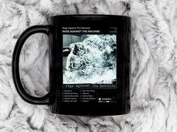 rage against the machine rage against the machine tracklist album coffee mug, 11 oz ceramic mug