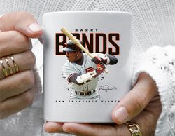 barry bonds coffee mug, 11 oz ceramic mug