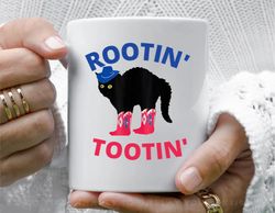 rootin tootin coffee mug, 11 oz ceramic mug