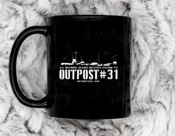 outpost 3111 oz ceramic mug, coffee mug, tea mug