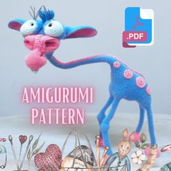 crochet giraffe amigurumi: diy toy patterns with wire frame crafting