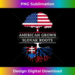american grown with slovak roots - slovakia - urban sublimation png design - enhance your art with a dash of spice