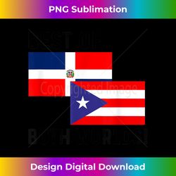 half puerto rican half dominican flag boricua domis pr rd - artisanal sublimation png file - lively and captivating visuals