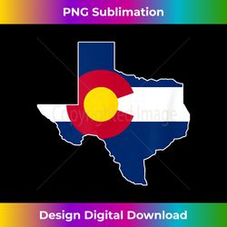 colorado flag texas outline - texas colorado graphic - futuristic png sublimation file - craft with boldness and assurance