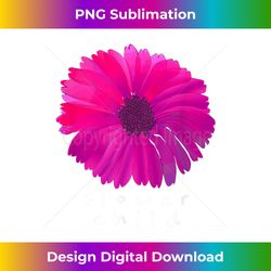 flower child hot pink blossom t- graphic - artisanal sublimation png file - striking & memorable impressions