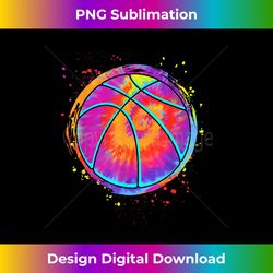 tie dye basketball ball colorful basketball lovers men women - deluxe png sublimation download - striking & memorable impressions