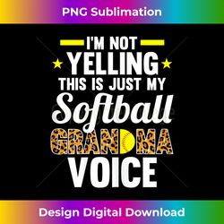 my softball grandma voice softball grandma - innovative png sublimation design - challenge creative boundaries