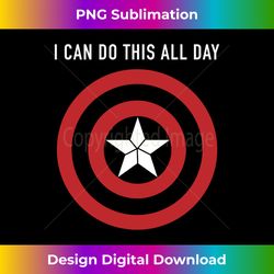 marvel captain america i can do this all day shield portrait - bespoke sublimation digital file - ideal for imaginative endeavors