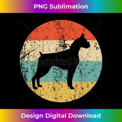 boxer - vintage retro boxer dog - timeless png sublimation download - lively and captivating visuals