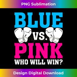 blue vs pink ethnic boxing babies gender reveal - contemporary png sublimation design - spark your artistic genius