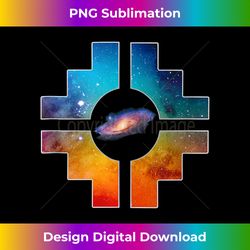 chakana inca galaxy symbol - sublimation-optimized png file - animate your creative concepts