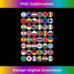 flags of the countries of the world graphic cool designs - deluxe png sublimation download - reimagine your sublimation pieces