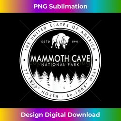 mammoth cave national park t vintage kentucky emblem - sophisticated png sublimation file - tailor-made for sublimation craftsmanship