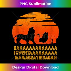 baaa sowenyaaa lion african king - vibrant sublimation digital download - infuse everyday with a celebratory spirit