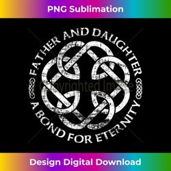 celtic knot father and daughter a bond for eternity - futuristic png sublimation file - elevate your style with intricate details