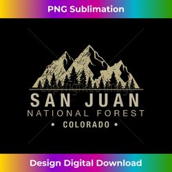 colorado souvenir san juan national forest - timeless png sublimation download - lively and captivating visuals