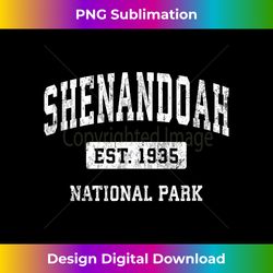 shenandoah vintage national park sports design - urban sublimation png design - lively and captivating visuals