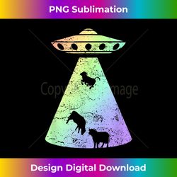 vintage alien ufo cow abduction roswell retro t - artisanal sublimation png file - infuse everyday with a celebratory spirit